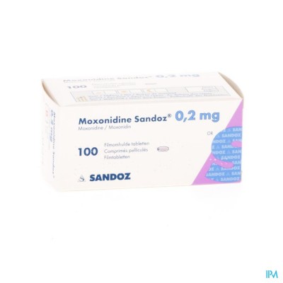 MOXONIDINE SANDOZ COMP 100 X 0,2 MG
