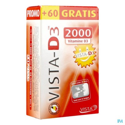 Vista D3 2000 Promo Smelttabl 120 + 60 Gratis