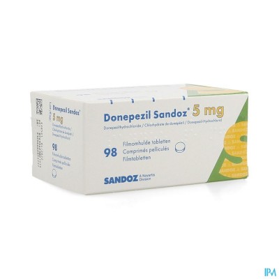 Donepezil Sandoz 5,0mg Filmomh Tabl 98 X 5,0mg