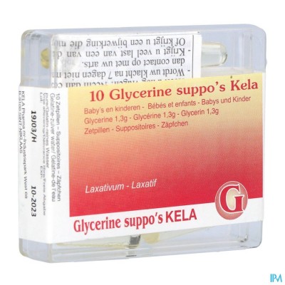 Glycerine Kela Pharma Baby - Inf Supp 10