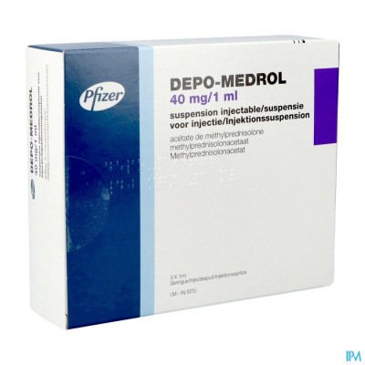 Depo-medrol Ser Inj 3 X 40mg/1ml