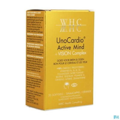 UnoCardio Active Mind + Vision Complex Softgels 30