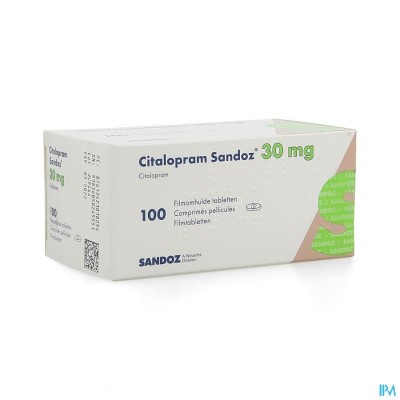 Citalopram Sandoz Comp 100 X 30mg