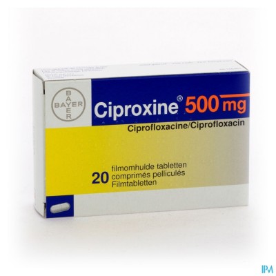 Ciproxine 500 Comp 20 X 500mg