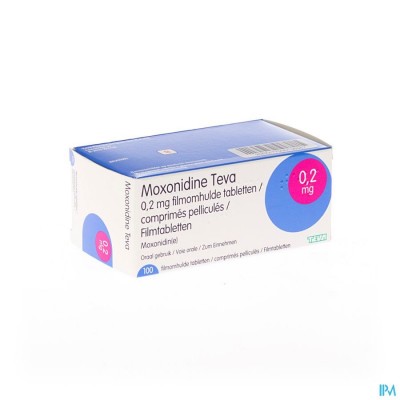 Moxonidine Teva Comp 100 X 0,2mg