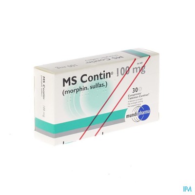 Ms Contin Comp 30x100mg