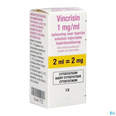 Vincrisin Oplos 2mg 2ml 1 Vial