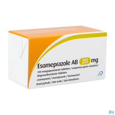 Esomeprazole 20mg Ab Comp Harde Maagsapr 100