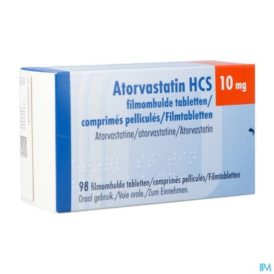 Atorvastatin Hcs 10mg Filmomh Tabl 98