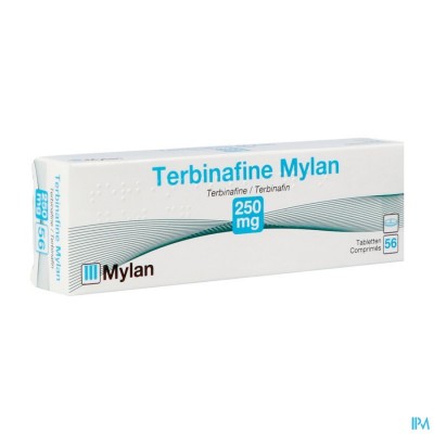 Terbinafine Viatris 250mg Tabl 56