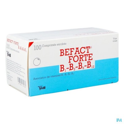 Befact Forte B1-b2-b6-b12 Omhulde Tabl 100