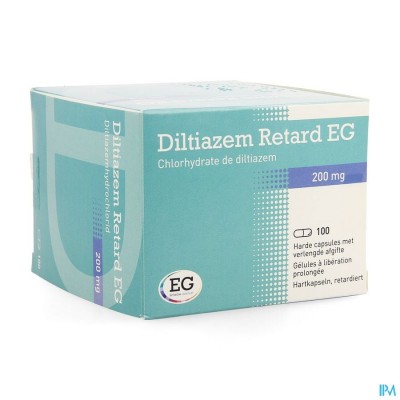 Diltiazem Retard EG 200Mg Caps 100X200Mg