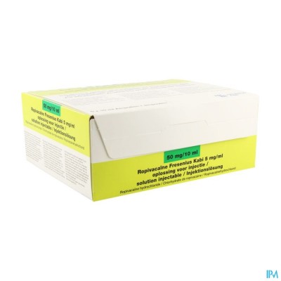 Ropivacaine 5mg/ml 10ml Pe Amp