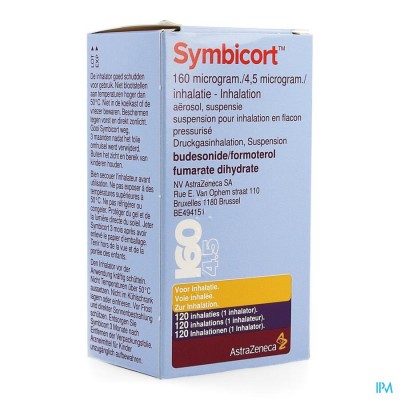 Symbicort 160mcg/4,5mcg Aerosol Doses 1x120