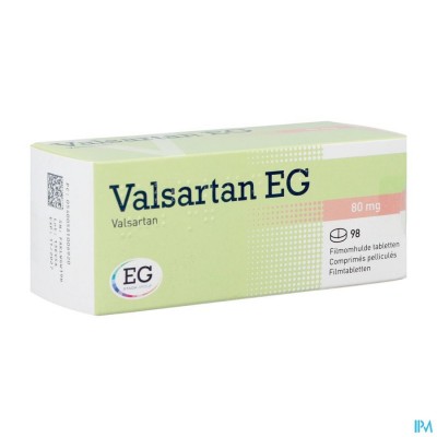 Valsartan EG 80 Mg Filmomh Tabl 98 X 80 Mg