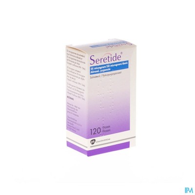 SERETIDE INHALATOR DOS 120 25- 50MCG