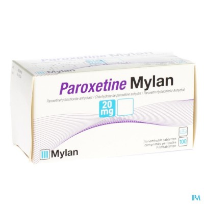 Paroxetine Viatris 20mg Tabl 100 Blister