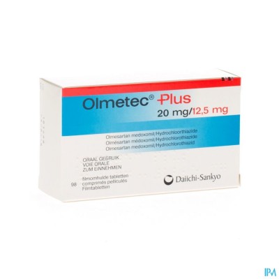 Olmetec Plus 20mg/12,5mg Comp Pell 98