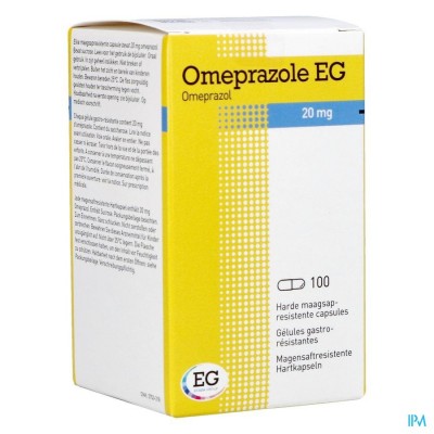 Omeprazol Eg 20mg Pi Pharma Caps 100x20mg Pip