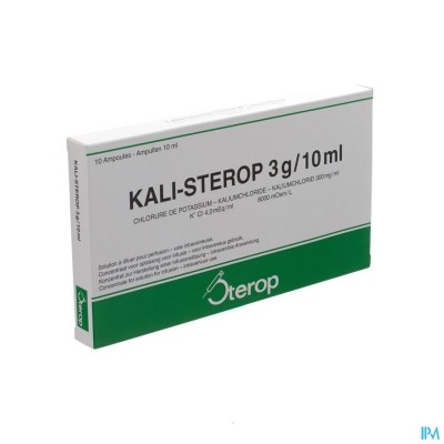 Kali Sterop 3,0g/10ml Amp Inj 10