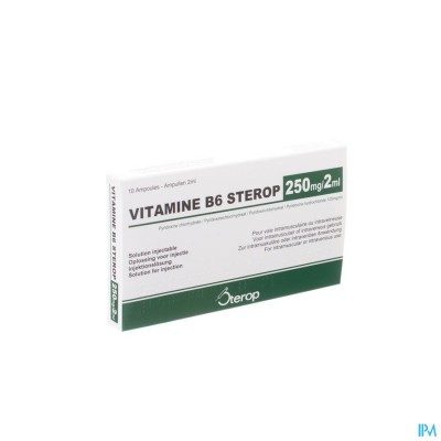 Vit B6 Im/iv Amp 10 X 250mg/2ml