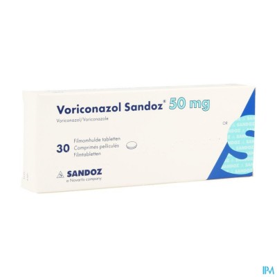 Voriconazol Sandoz 50mg Filmomh Tabl 30 X 50mg