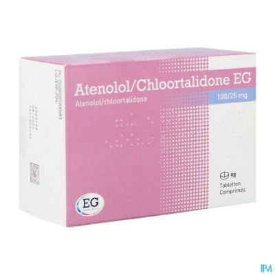 Atenolol Chlortal EG Tabl 98X100Mg/25Mg