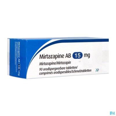 Mirtazapine Apotex 15mg Comp Orodisp 90