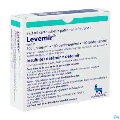 Levemir Penfill 5x3ml 100 U/ml