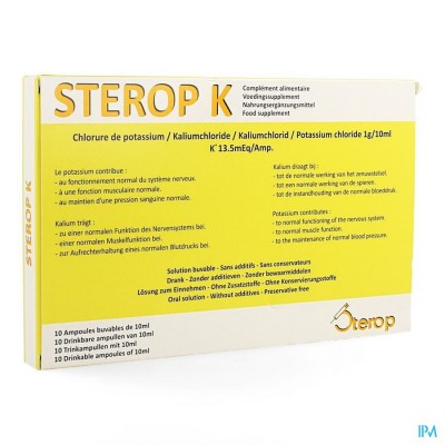 STEROP K AMP 10X10ML