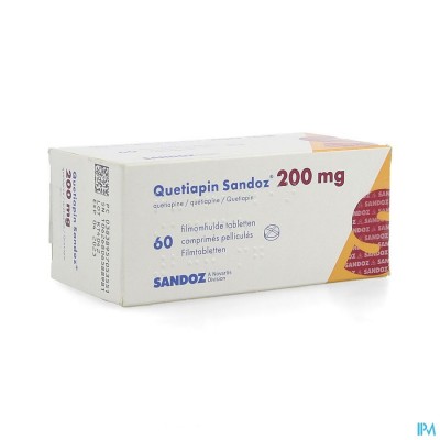 Quetiapin Sandoz Filmomh Tabl 60 X 200mg