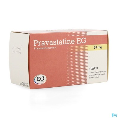 Pravastatine EG Tabl 98X20Mg