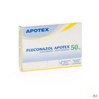 Fluconazol Apotex 50mg Caps 10