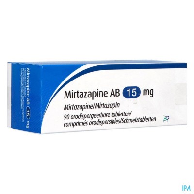 Mirtazapine Apotex 15mg Comp Orodisp 90