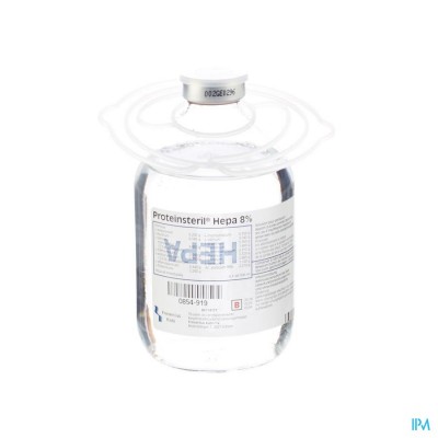 Proteinsteril Hepa 8% 500ml Bouteille En Verre/glazen Fles