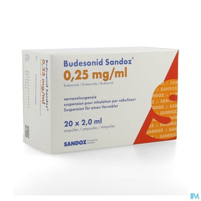 Budesonid Sandoz 0,25mg/ml Vernevelsusp 4x5 Amp