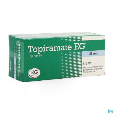 Topiramate EG 25Mg Filmomh Tabl 100X25Mg