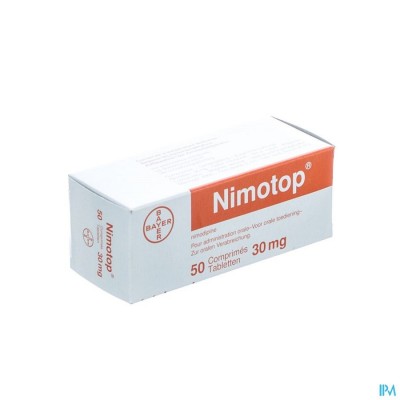 Nimotop 50 Tabl 30mg