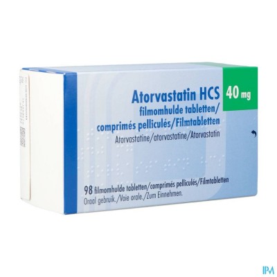 Atorvastatin Hcs 40mg Filmomh Tabl 98