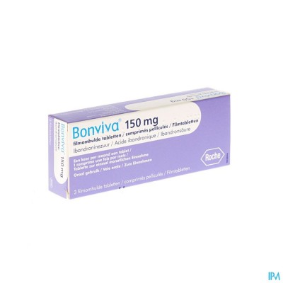 Bonviva 150mg Comp Pel 3 X 150mg