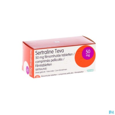 Sertraline Teva 50mg Comp 60 X 50mg