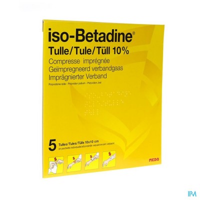 Iso Betadine Tulles Compr 5 10x10