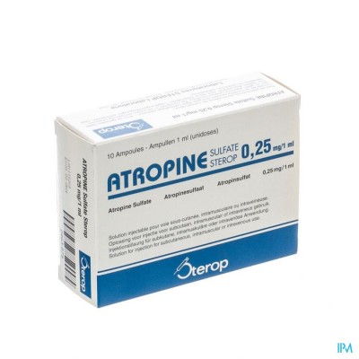 Sterop Atropine Sulf 0,25mg/1ml 10 Amp