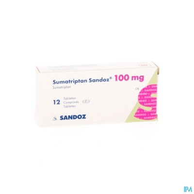 Sumatriptan Sandoz 100mg Comp 12