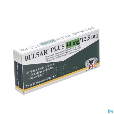 Belsar Plus 40mg/12,5mg Filmomh Tabl 28