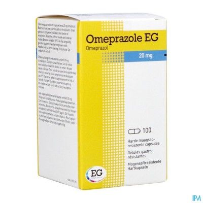 Omeprazol Eg 20mg Pi Pharma Caps 100x20mg Pip