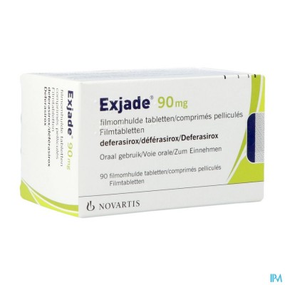 Exjade 90mg Filmomh Tabl 90 X 90mg