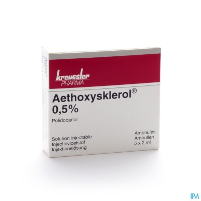 Aethoxysklerol Amp. 5 X 2ml 0,5 %