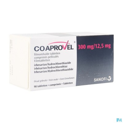 Coaprovel Tabl 98 X 300mg/12,5mg