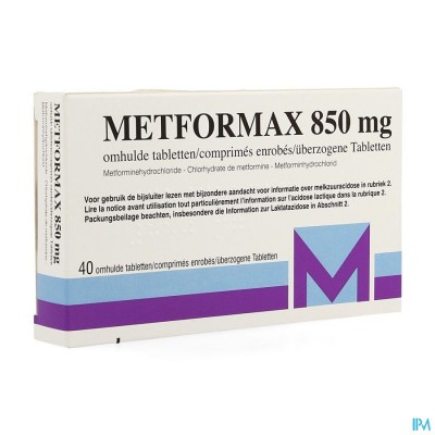 Metformax 850 Tabl 40 X 850mg